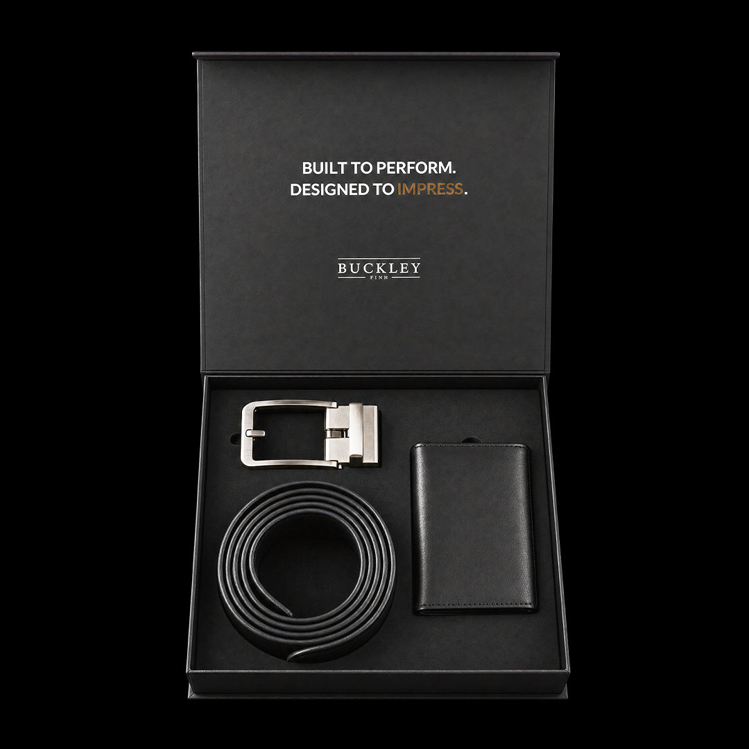 THE BUCKLEY COMBO - CEINTURE + PORTEFEUILLE