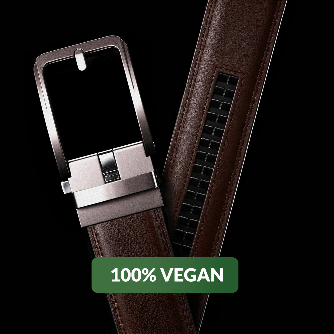 THE VEGAN BELT - MARRON