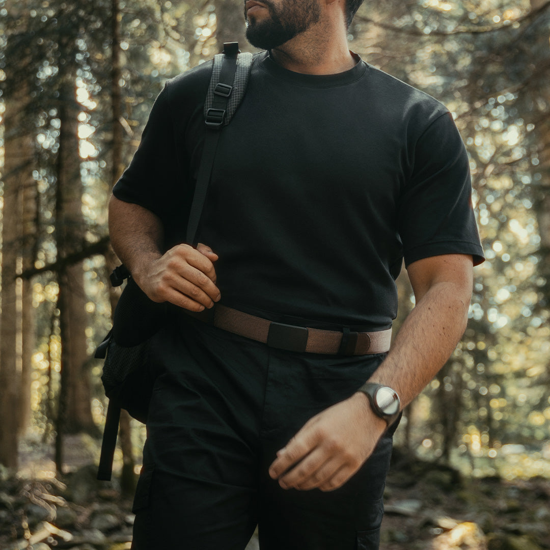 THE OUTDOOR BELT - MARRON