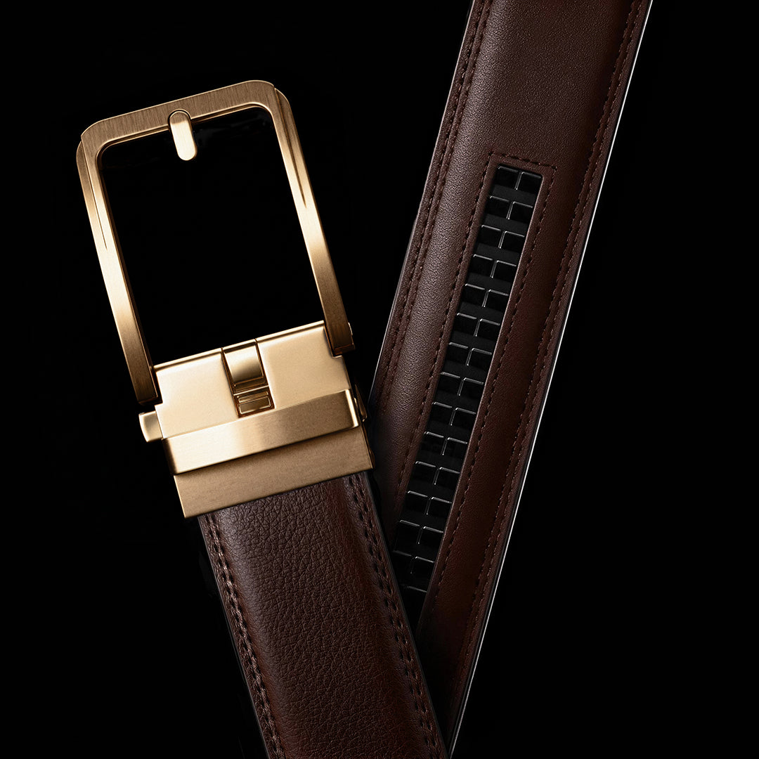 THE CLASSIC BELT - MARRON 